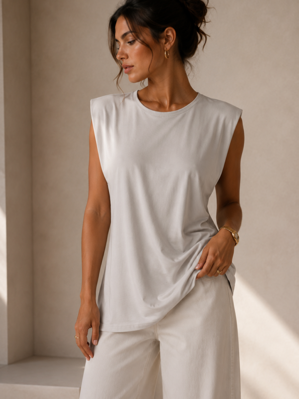 Camiseta Emma Blanco Perla