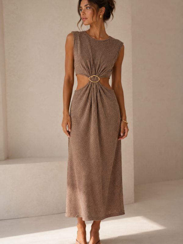 Vestido Siena Taupe